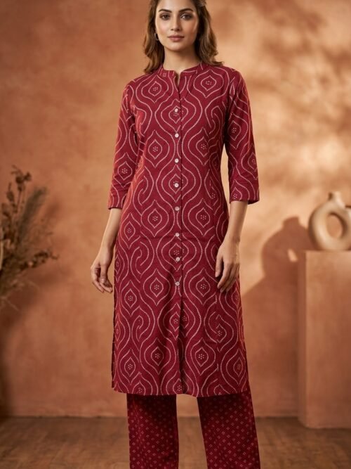065-Rustic-Ruby-Kurta-Set-main Rustic Ruby Kurta Set