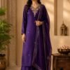 086-Velvet-Violet-Salwar-Set-main Velvet Violet Salwar Set