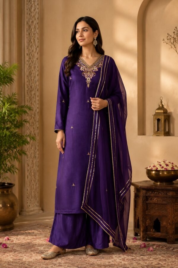 086-Velvet-Violet-Salwar-Set-main Velvet Violet Salwar Set