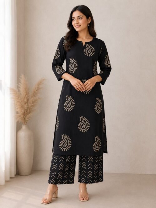 Black block printed coords Black block printed coords