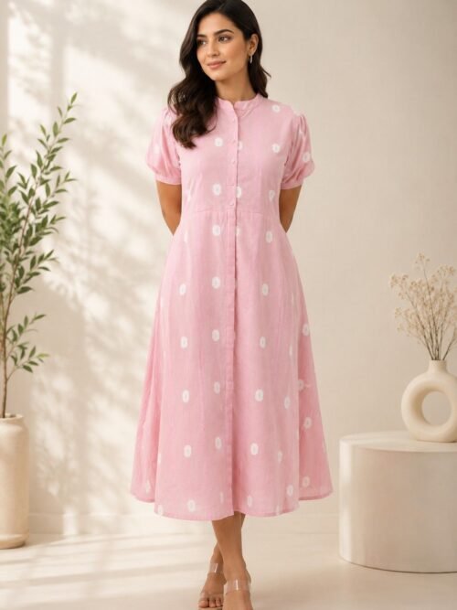 Handloom Pink maxi Handloom Pink maxi