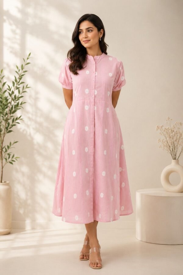 Handloom Pink maxi Handloom Pink maxi
